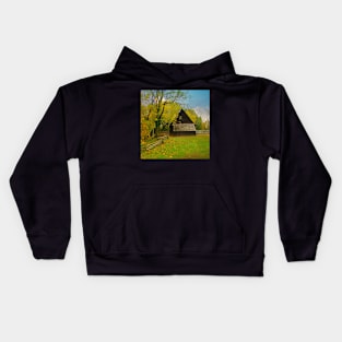 Along the woods I sit Kids Hoodie